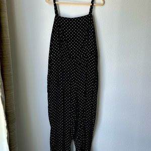 Old Navy XL Black Polka Dot Jumpsuit